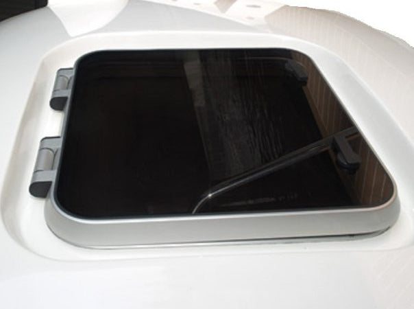 Standard Series Deck Hatch with Flange 450 × 320 Smoke Gray - 80.21.10.00