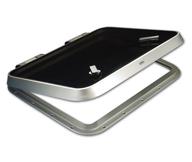 Standard Series Deck Hatch without Flange 200 x 200 Smoke Gray - 80.20.10.00